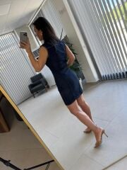 Np 320 Marka Model Tek Düğme Detaylı  Denim Elbise