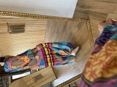 My 3043 Etnik renk geçişli elbise