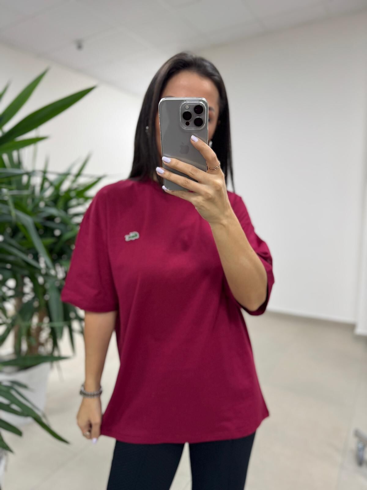 Ml 8979 Bisiklet Yaka Kısa Kollu Kırmızı Tişört