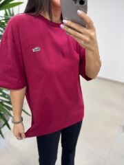 Ml 8979 Bisiklet Yaka Kısa Kollu Kırmızı Tişört