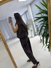 Nx 7191 Havuç Kesim Denim Yelekli Takım