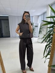 Nx 7191 Havuç Kesim Denim Yelekli Takım