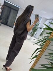 Nx 7191 Havuç Kesim Denim Yelekli Takım