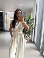 Cr 1005 Taş Kuşaklı Omuz Vatkalı Tulum