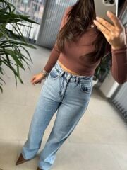 Dv Kahve Uzun Kol Crop Body