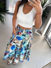 Bb 21091 Ekru Parça Dikişli Büstiyer