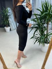 Ms Madonna Collar Pencil Dress