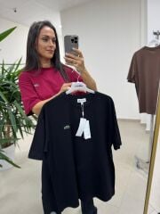 Ml 8979 Bisiklet Yaka Kısa Kollu Siyah Tişört