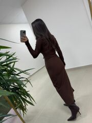 Mz 22159 A. Kahve Fermuar Detaylı Fitilli Takım