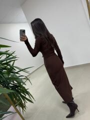 Mz 22159 A. Kahve Fermuar Detaylı Fitilli Takım