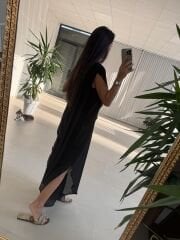 Mz 23098 Siyah Asimetrik Katlı Transparan Bluz
