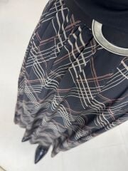 Mz 22778 Şerit Geçişli Siyah Etek