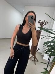 Bb 21091 Siyah Parça Dikişli Büstiyer