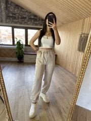 Pamuk keten Bomber taş takım