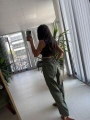 Cr 1242 Kargo Cepli Paraşüt Haki Pantolon