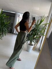 Cr 1242 Kargo Cepli Paraşüt Haki Pantolon