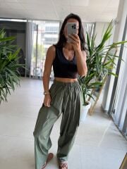 Cr 1242 Kargo Cepli Paraşüt Haki Pantolon