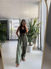 Cr 1242 Kargo Cepli Paraşüt Haki Pantolon