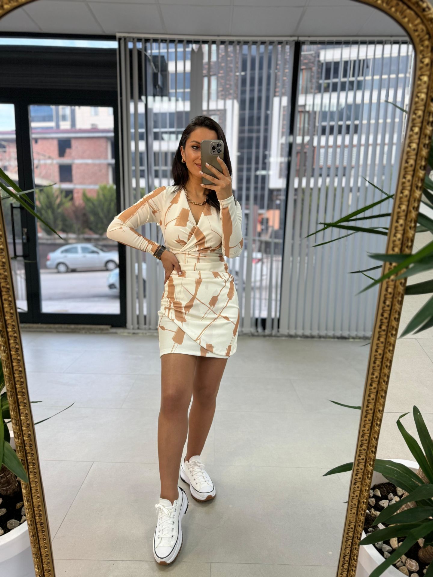 My Mink Wrap Pencil Dress