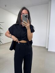 Art 4009 Siyah Kuşaklı Tensel Takım