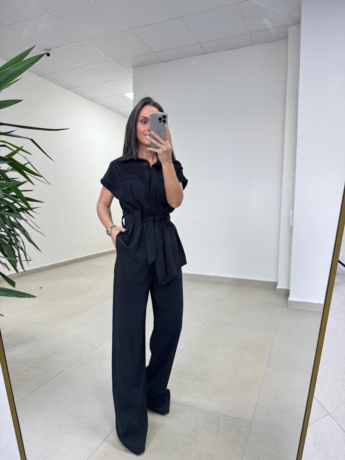 Art 4009 Siyah Kuşaklı Tensel Takım