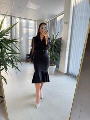 Mc 5714 Düğmeli Ceket elbise