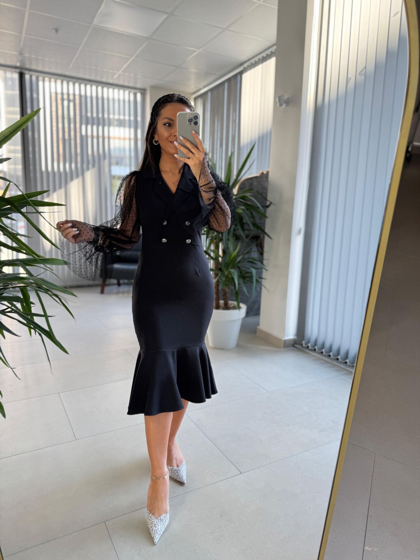 Mc 5714 Düğmeli Ceket elbise