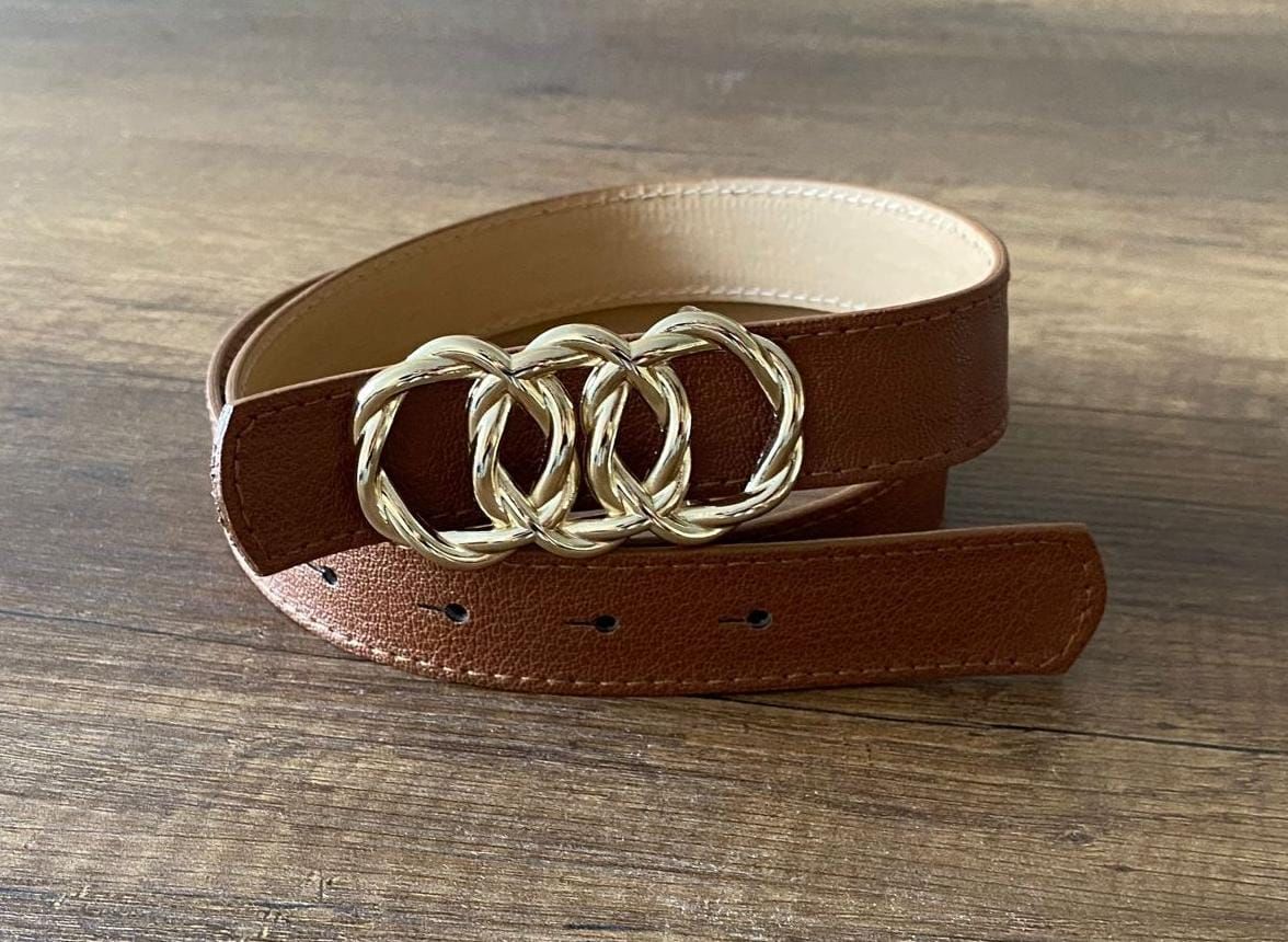 7870 Halka Geçişli Kahverengi Kemer