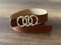 7870 Halka Geçişli Kahverengi Kemer