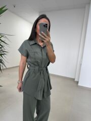 Art 4009 Su Yeşili Kuşaklı Tensel Takım