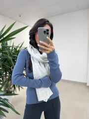 Saç Örgü Yumoş Dokulu Şal