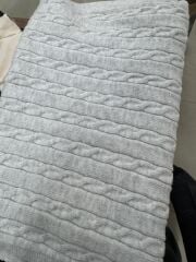 Saç Örgü Yumoş Dokulu Şal