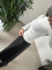 Dv 31401 Bel Drape Detaylı Ekru Bluz