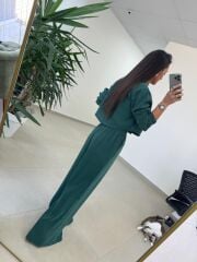 Fp 50960 Zümrüt Üç Düğmeli Gömlekli Takım