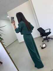 Fp 50960 Zümrüt Üç Düğmeli Gömlekli Takım