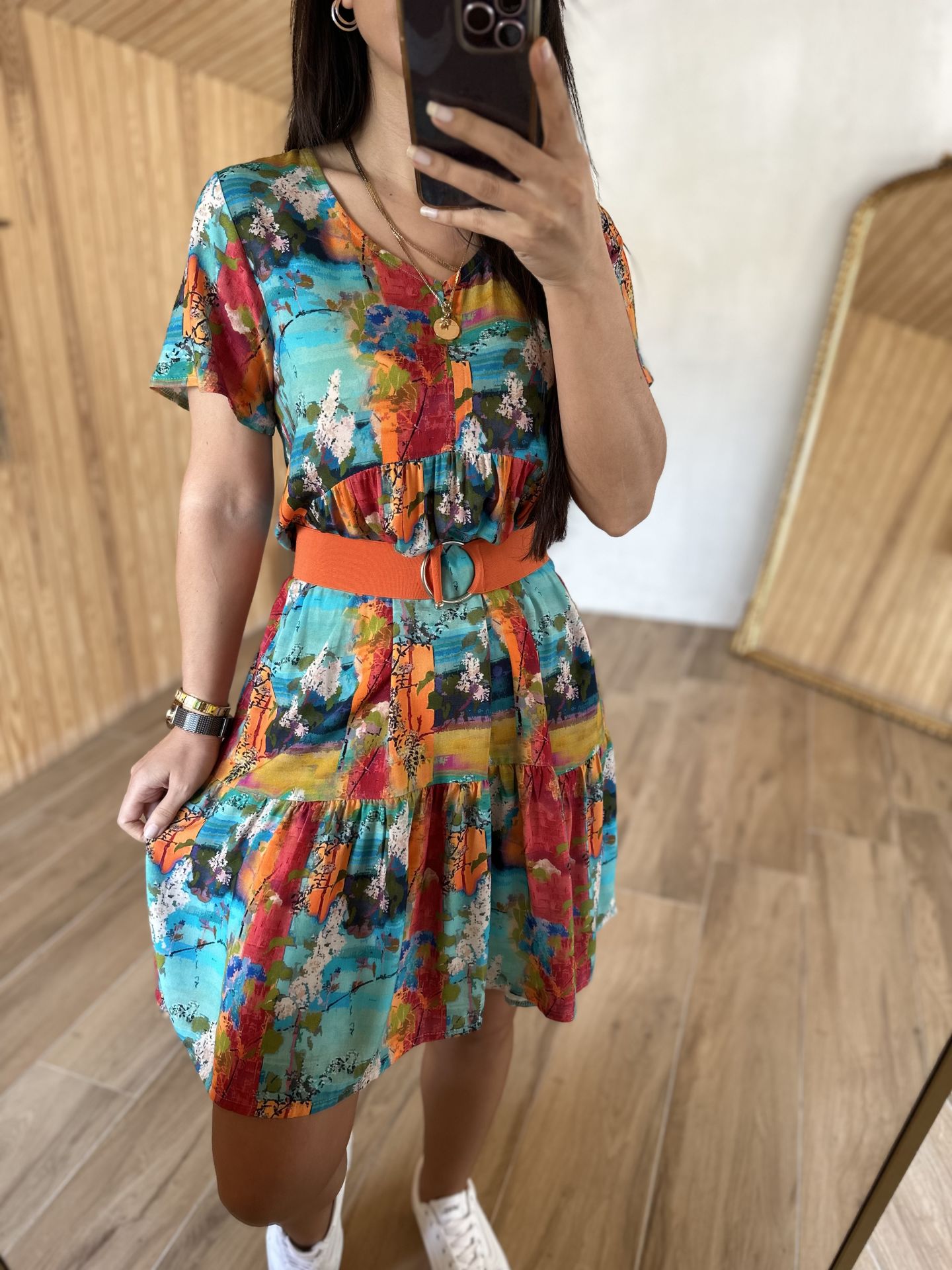 11 Orange elastic belt