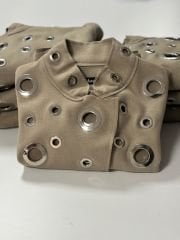 Bird Eye Stamp Stone Jacket