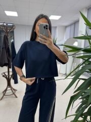 Nx 2843 Kahve Yelekli Üçlü Takım