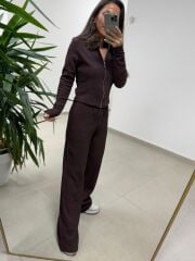 Mz 22738 Kürk Yakalı A. Kahve Takım