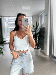 Bb 27314 Beyaz Fistolu Askılı Büstiyer