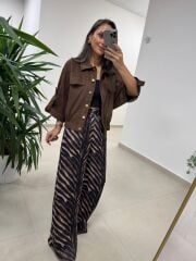 Bb 30459 Kahve Süet Ceket