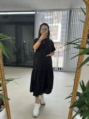 Dr 2608 Pocket Belted Design Dress