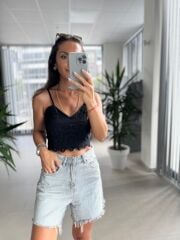 Bb 27314 Siyah Fistolu Askılı Büstiyer