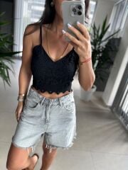 Bb 27314 Siyah Fistolu Askılı Büstiyer