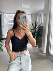 Bb 27314 Siyah Fistolu Askılı Büstiyer