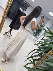 La 56985 Parça Dikişli Kraşlı Taş Etek