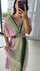 Mng Batik geçişli Yoryo elbise