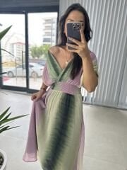 Mng Batik geçişli Yoryo elbise