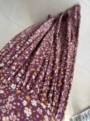 Cr 1049 Pembe Çıtır Askılı Maksiboy Elbise