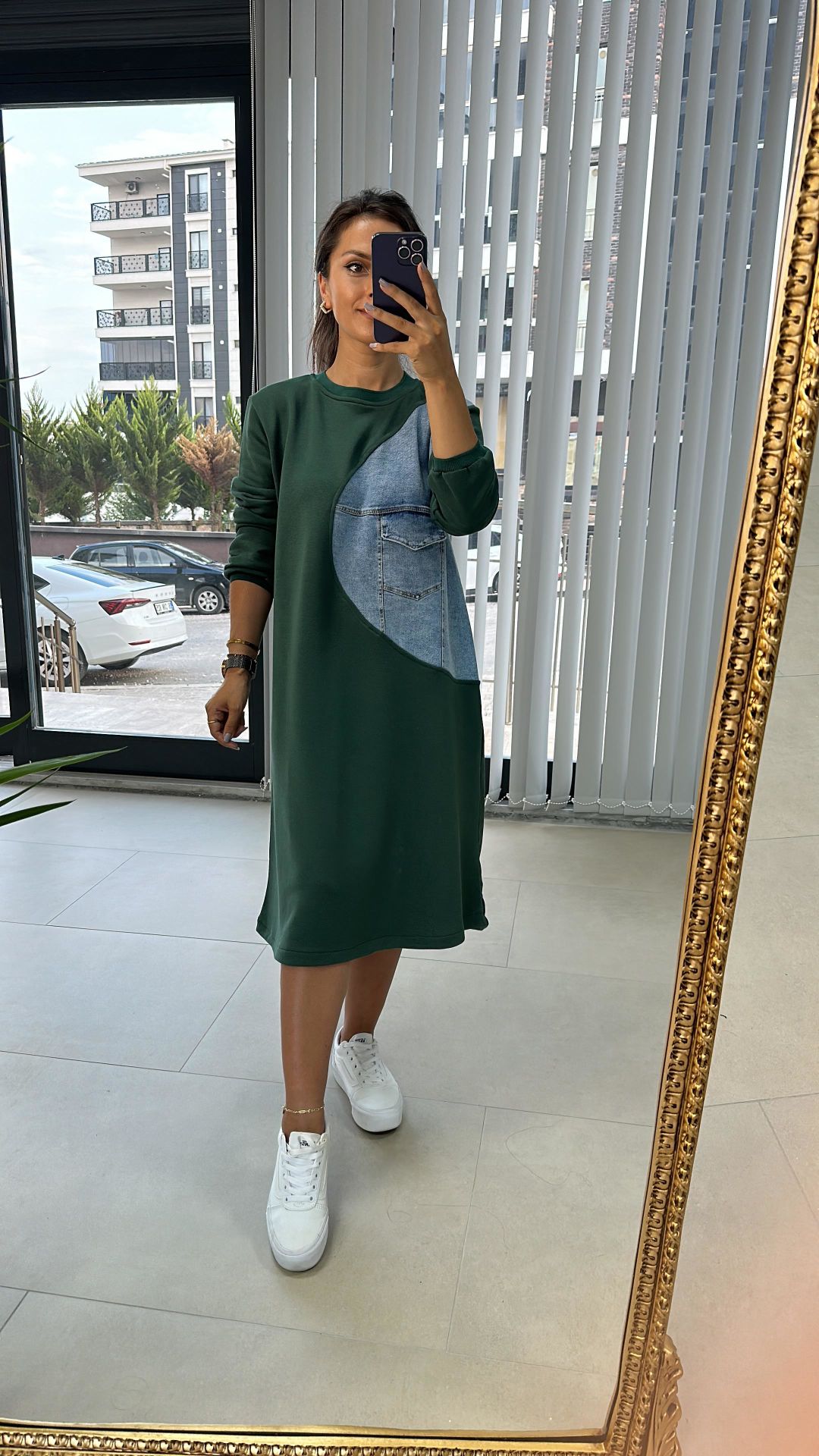 Dr Green Denim sweat dress